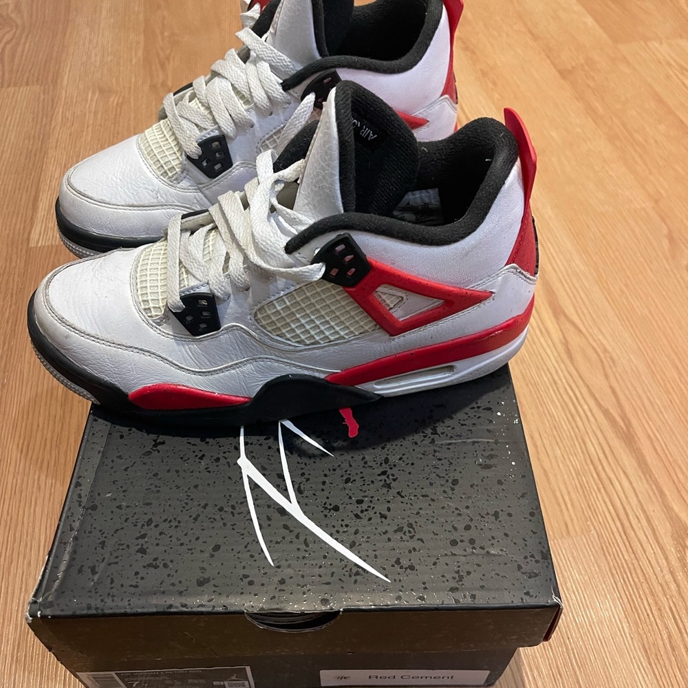 Jordan Kids Sneakers in White and Red